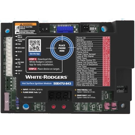 White-Rodgers Universal Hot Surface Ignition Module. 50E47U-843